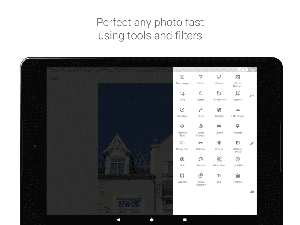 snapseed photo editor tool